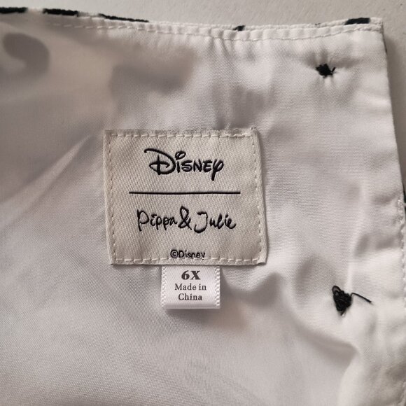 Disney Pippa & Julie Lion King Black and White Dress Girl's Size 6X - Picture 4 of 13